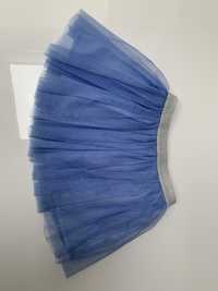 Niebieska tiulowa spódniczka rozmiar 86