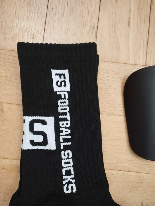 Skarpety piłkarskie antypoślizgowe Footballsocks czarne 5 pare