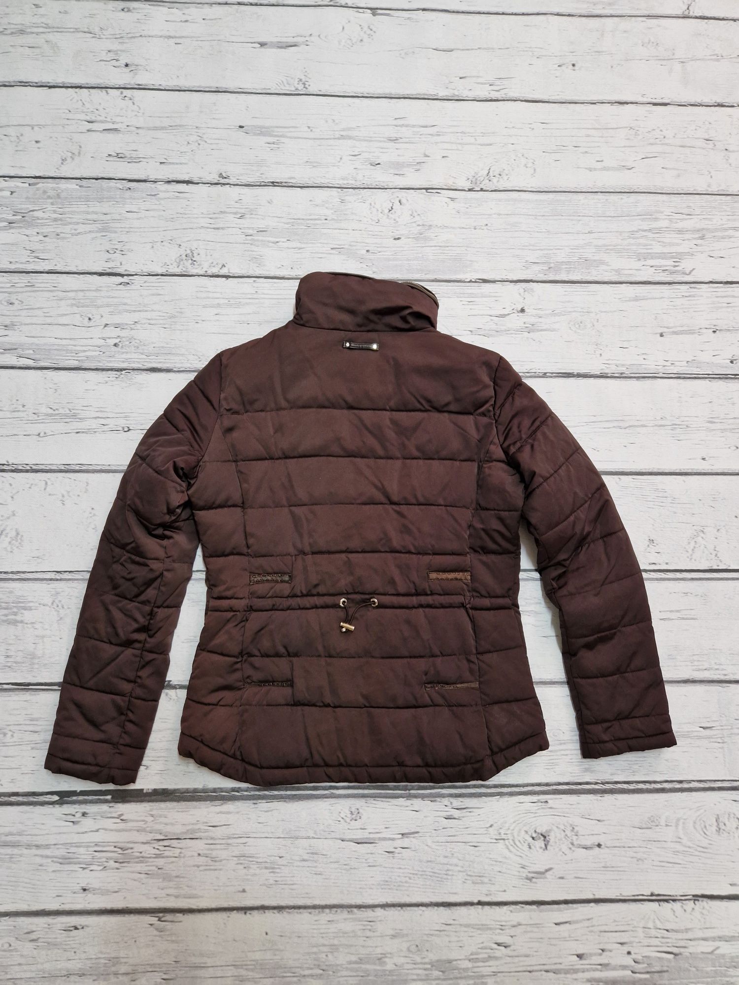 Massimo dutti kurtka pikowana puchowa bomberka ultralight