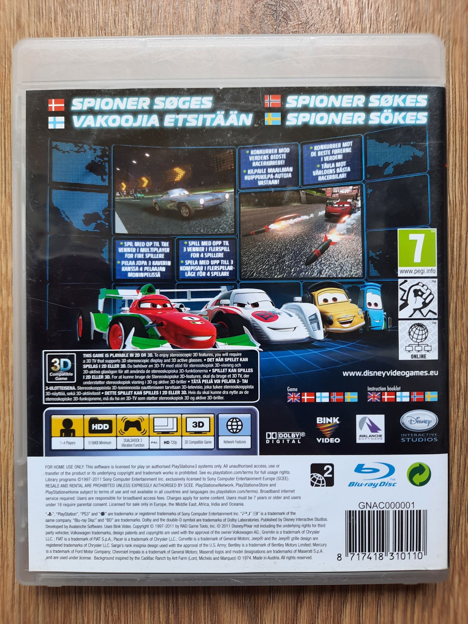 Gra PS3 Auta 2 Cars 2