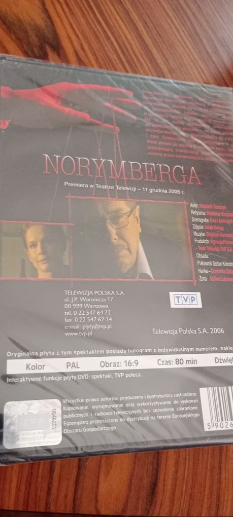 Teatr Telewizji DVD Norymberga nowe