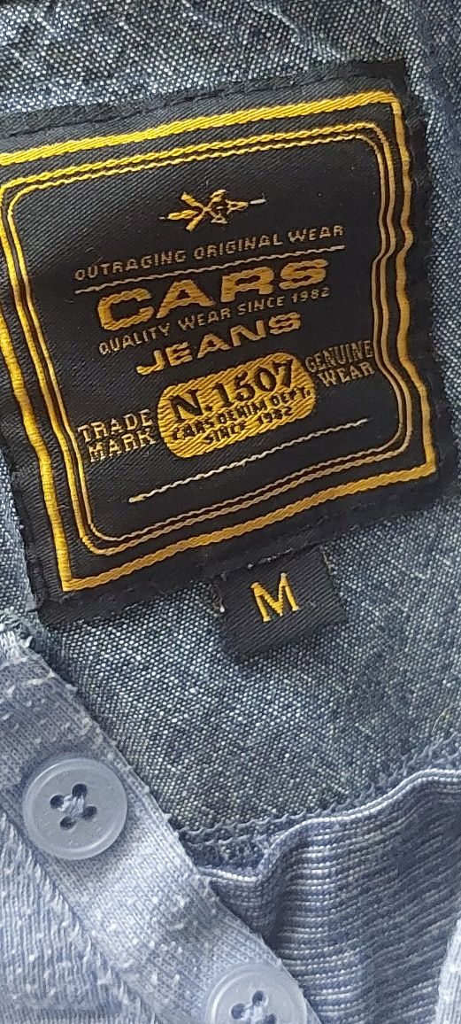 Bluzka męska CARS JEANS z długim rękawem
