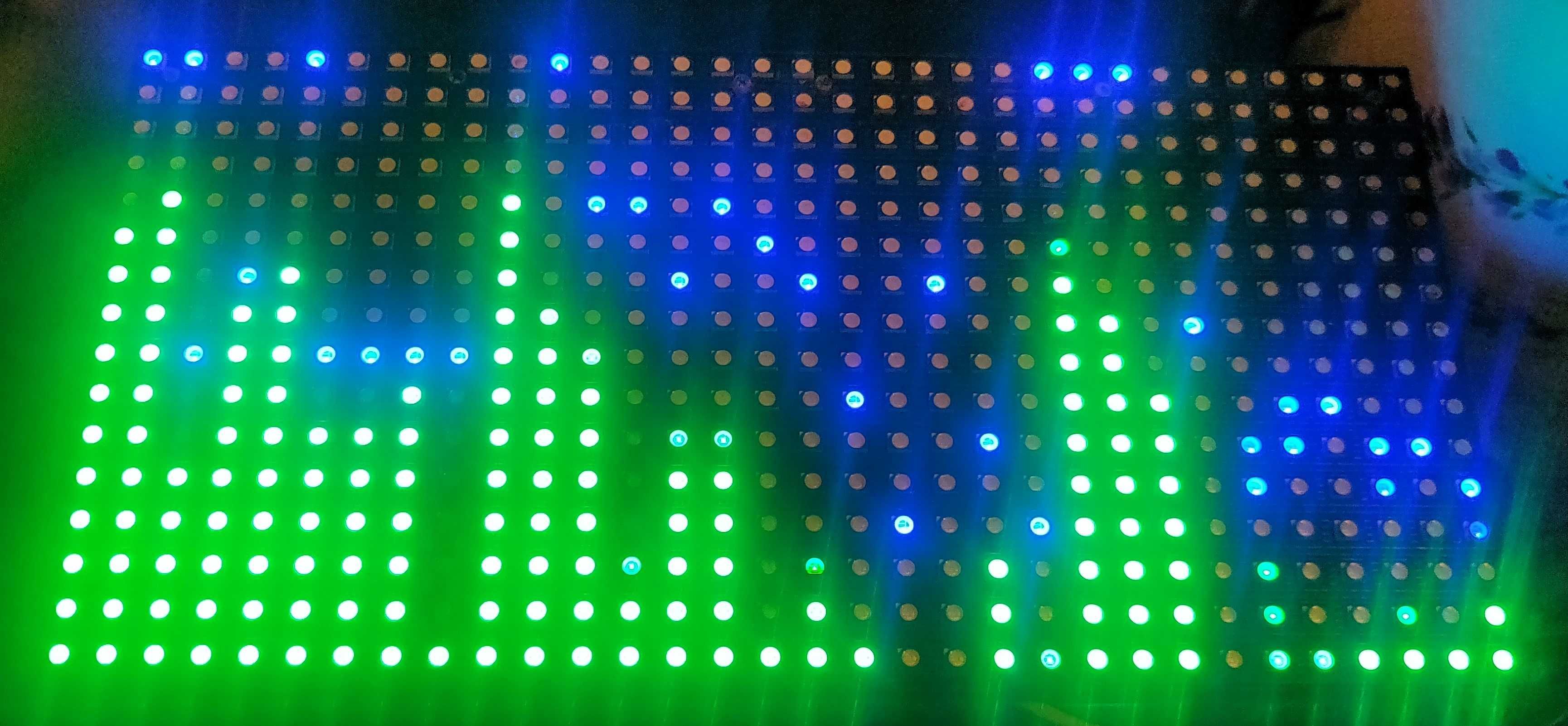 Display LEDs RGB de Espectro Musical Controlado por Som