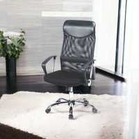 VIRE Q025 czarny fotel biurowy Krzesło Obrotowe Do Biurka