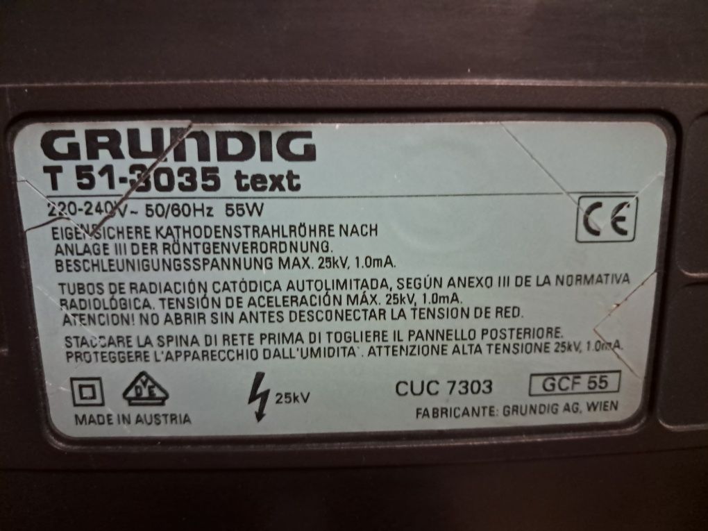 Telewizor grundig T51 30-35