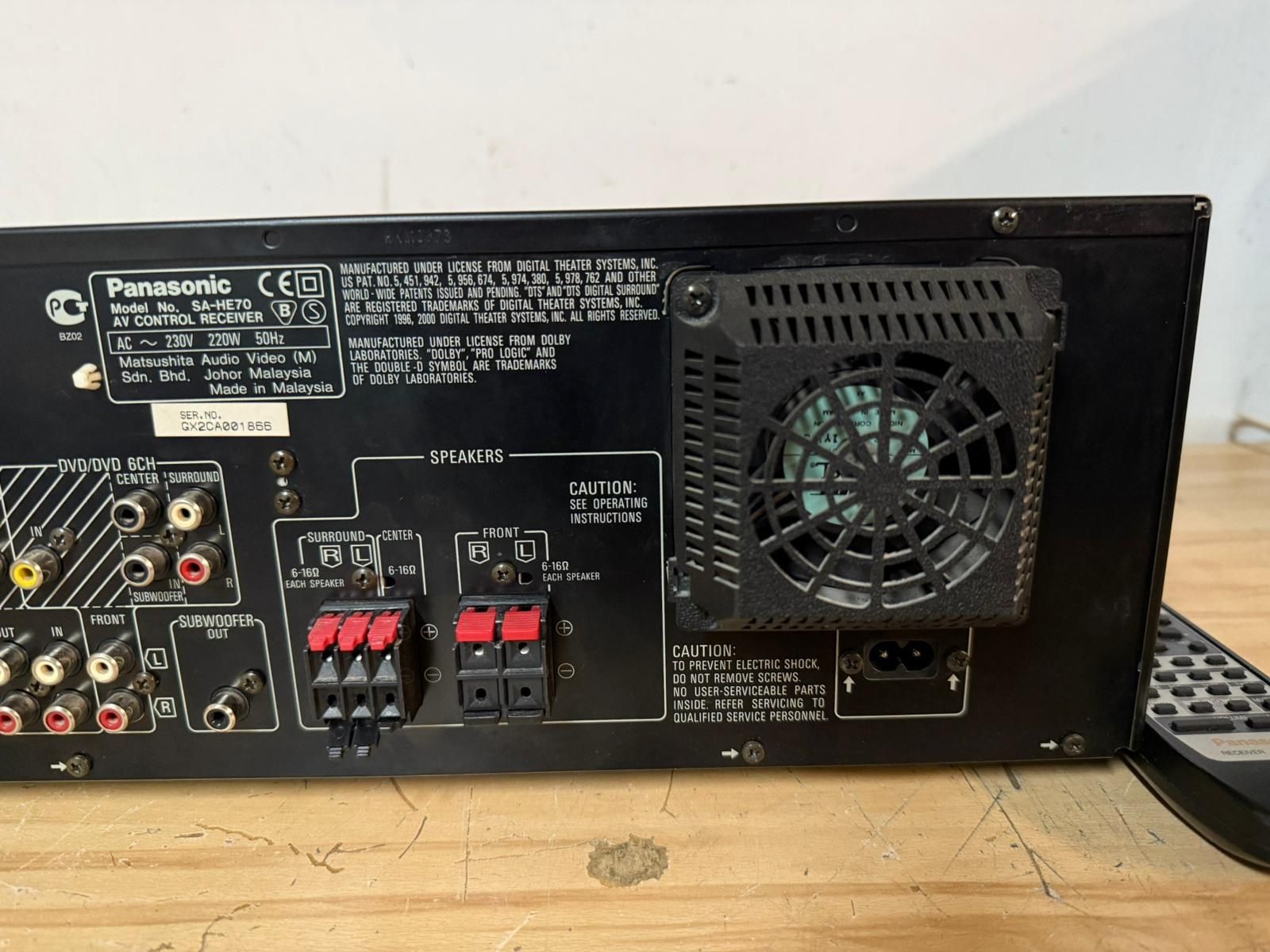 Panasonic SA-HE70 # amplituner 5.1 # stereo # Technics # PILOT