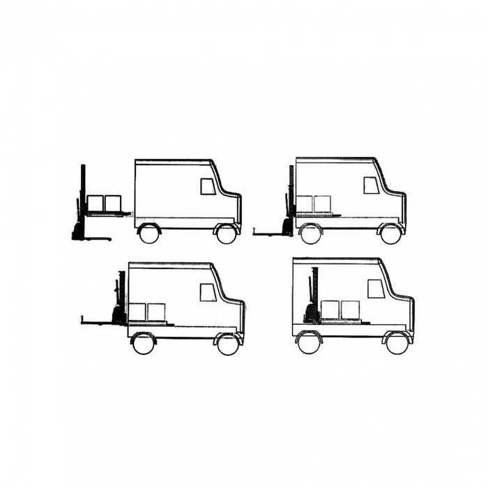 Wózek samozaładowczy elektryczny paleciak masztowy winda 500 kg 130 cm
