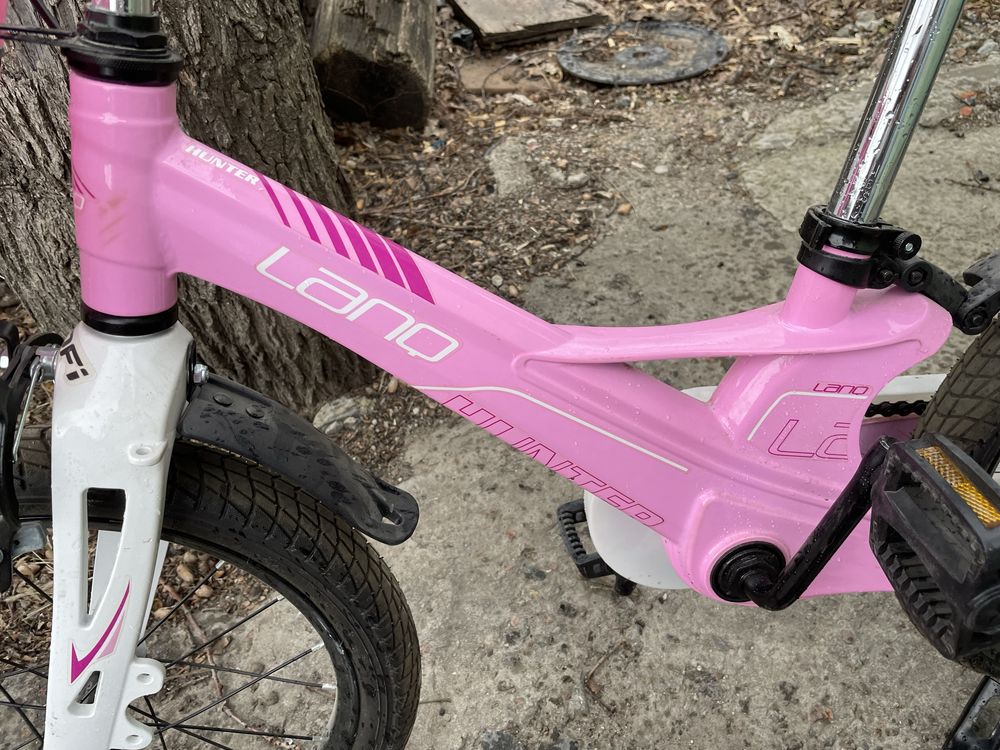 Велосипед детский двухколесный LANQ Hunter, розовый