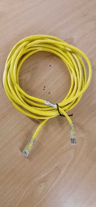 Cabo de Rede Cat 6 com fichas Rj45 comprimento 5 metros