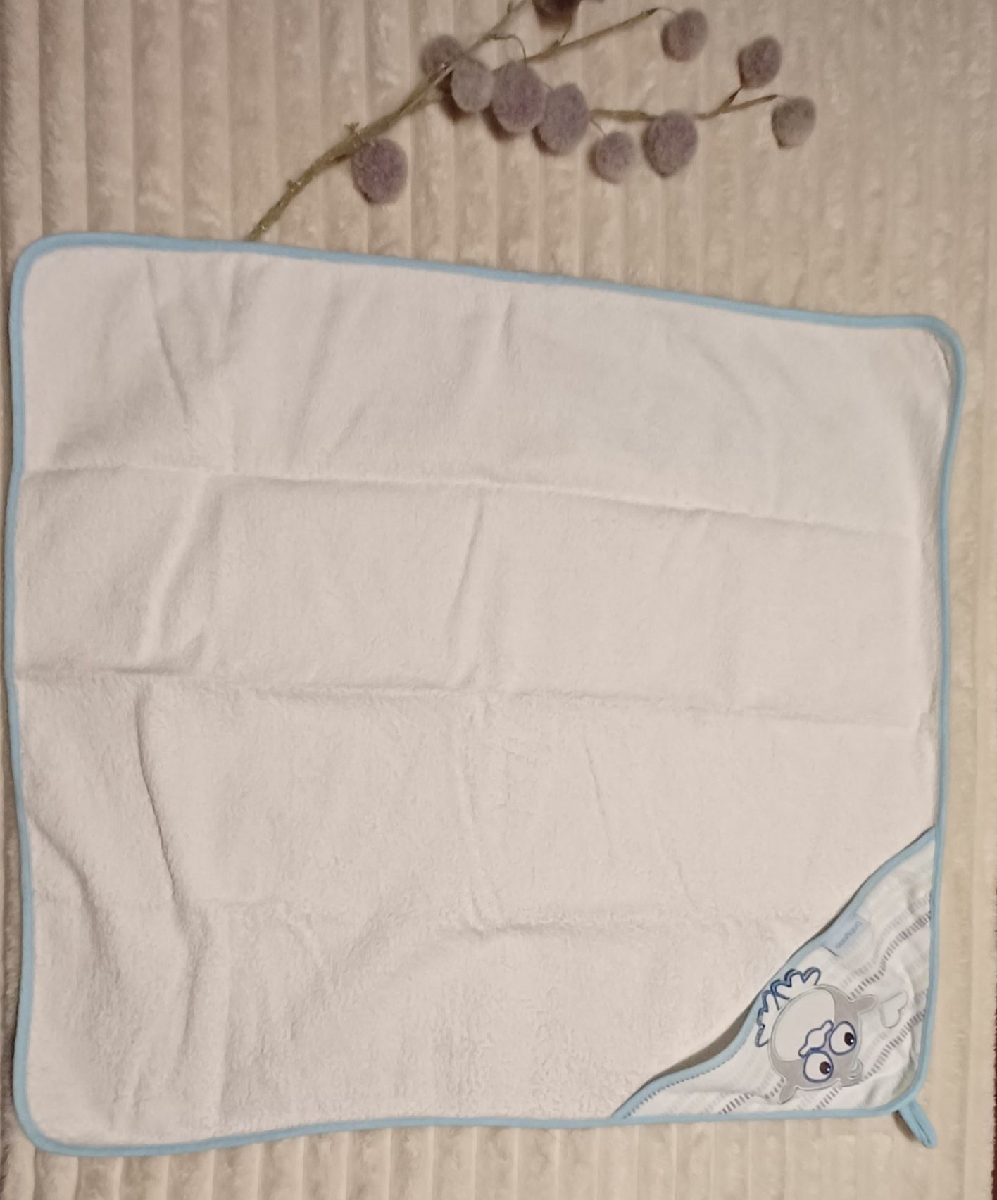 2 x ręcznik niemowlęcy 80x80.