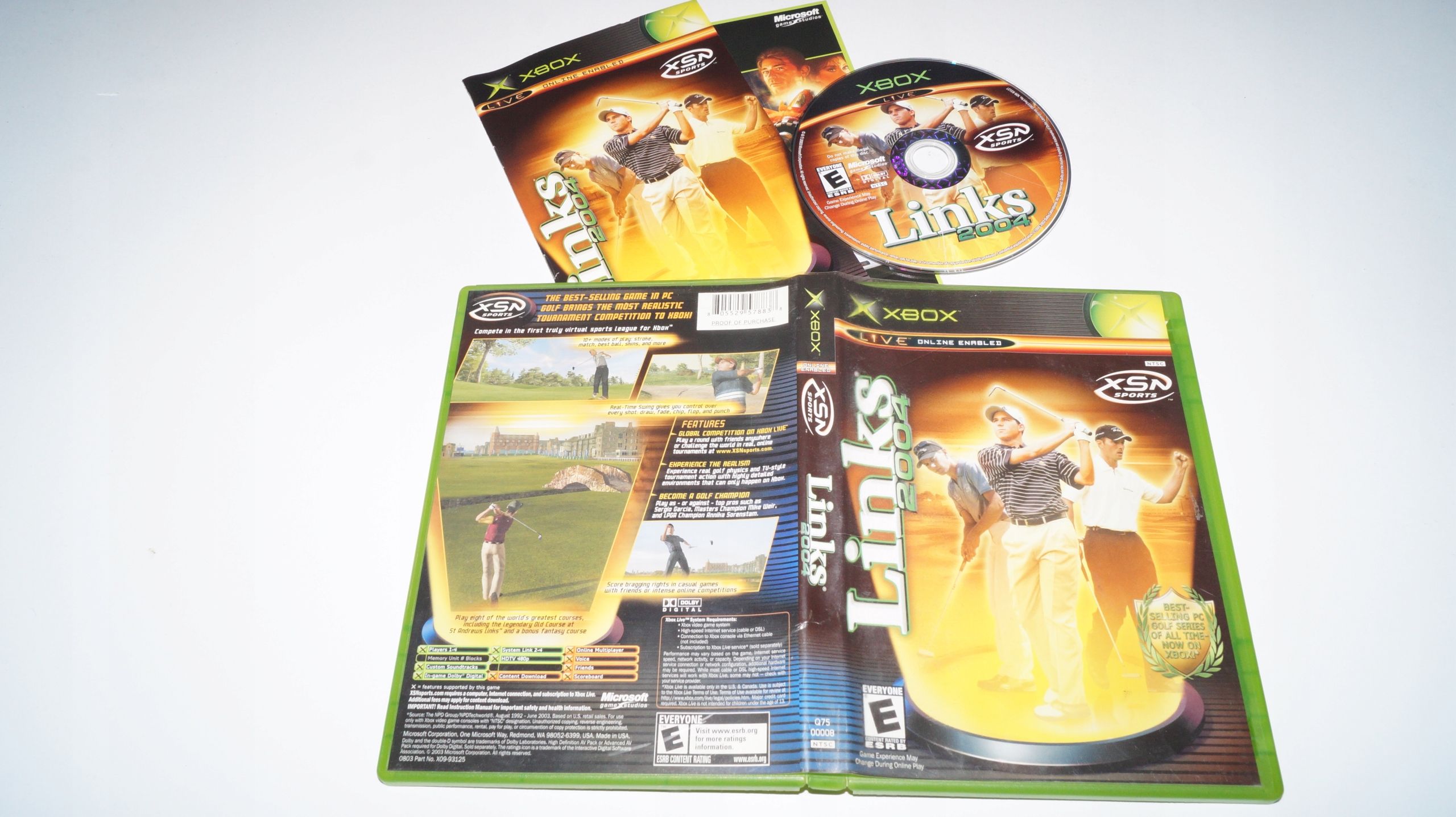 Links 2004 Xbox Wersja Ntsc Gra Sportowa Ntsc