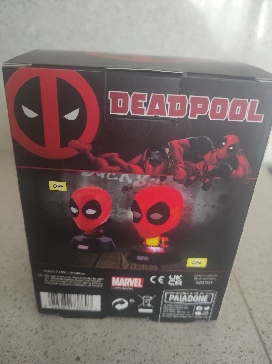 Deadpool icon pop - lâmpada