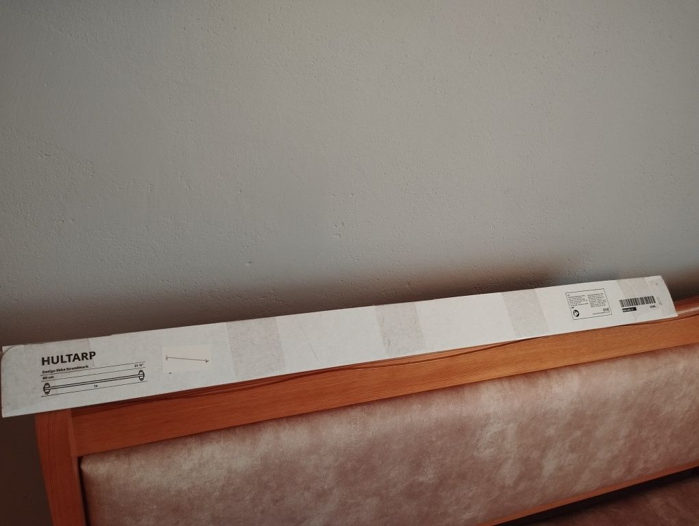 Nowa szyna Ikea HULTARP 80 cm kolor INOX srebrny