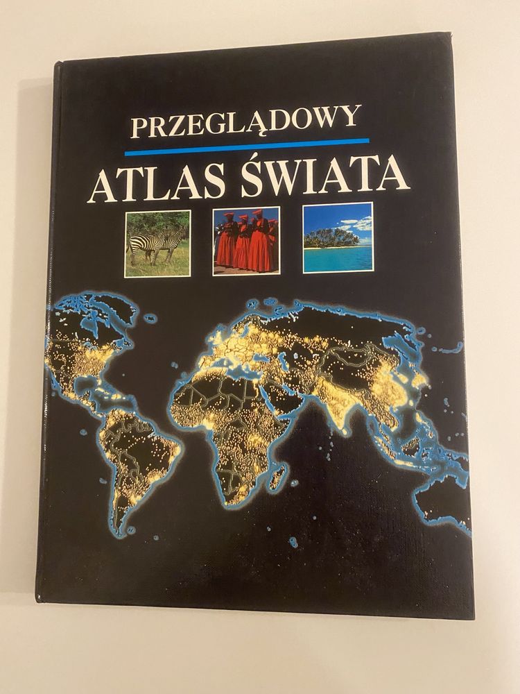 Książka -przeglądowy atlas świata