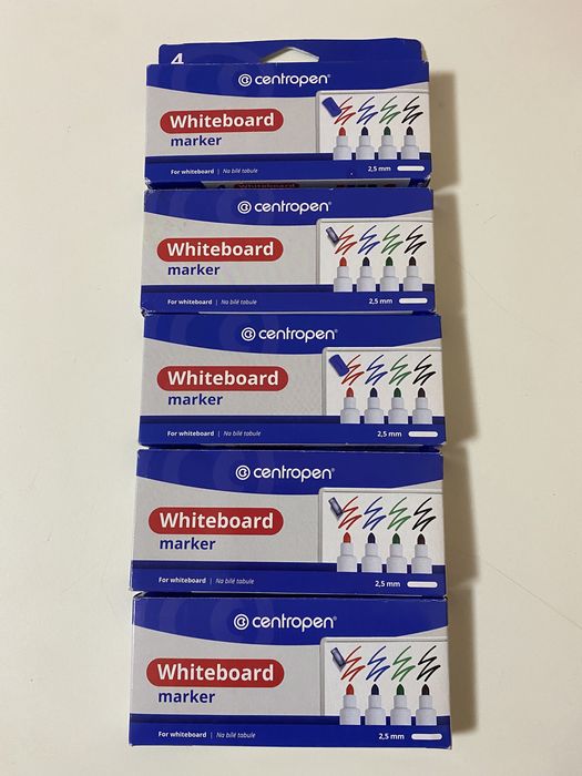 Набір маркерів для дошки 4 кольори Centropen