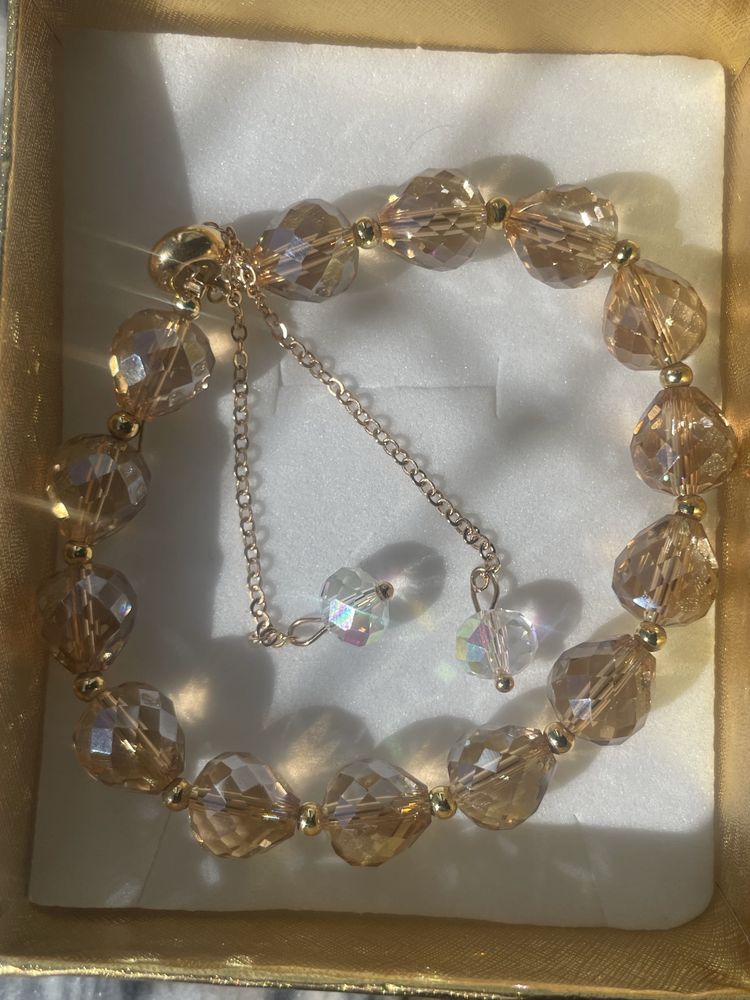 Pulseira de cristal temperado