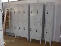 Armário Vestiário 4 Cacifos Cinza com 190A*60L*50P (cm)