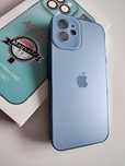 Скляний чохол на айфон 12 iPhone 12 AG glass чехол