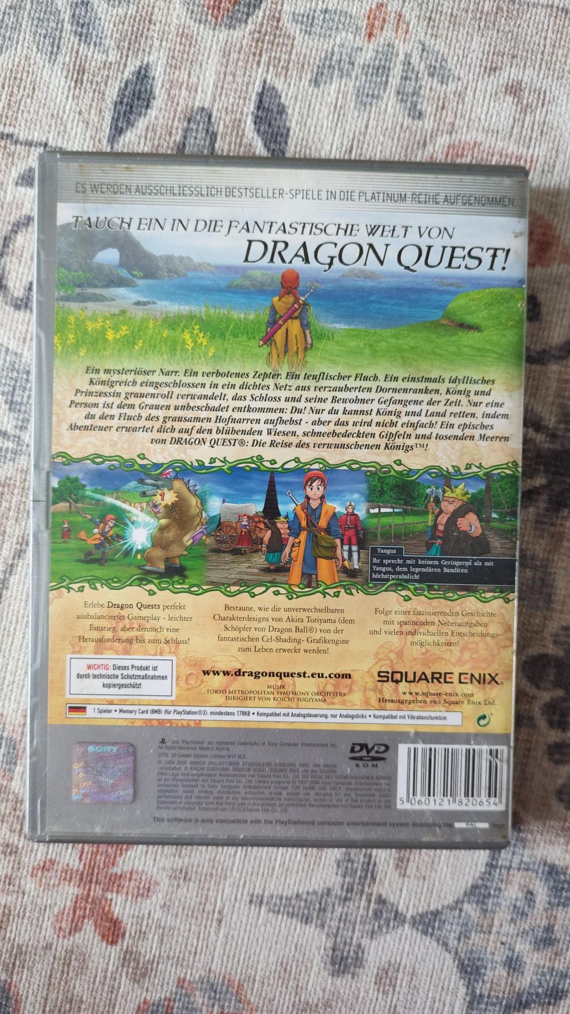 Gra Dragon Quest The Journey of the Cursed King na PS2 PlayStation 2