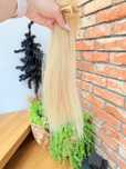 Natulane włosy blond do przedłużania/ zageszczania metoda kanapkową