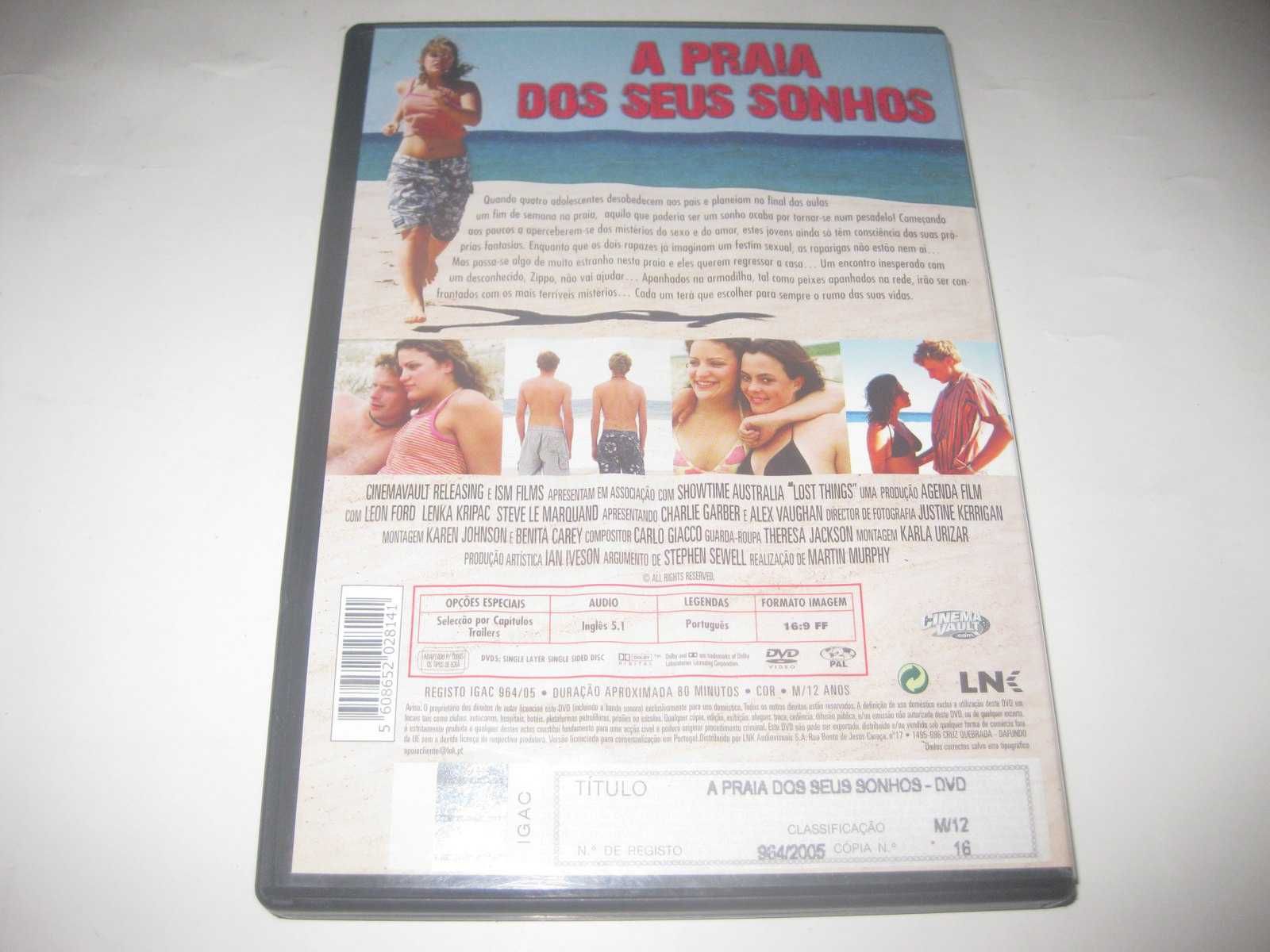 DVD "A Praia dos Seus Sonhos" de Martin Murphy