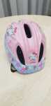 Kask rowerowy dla dziecka z hello kitty