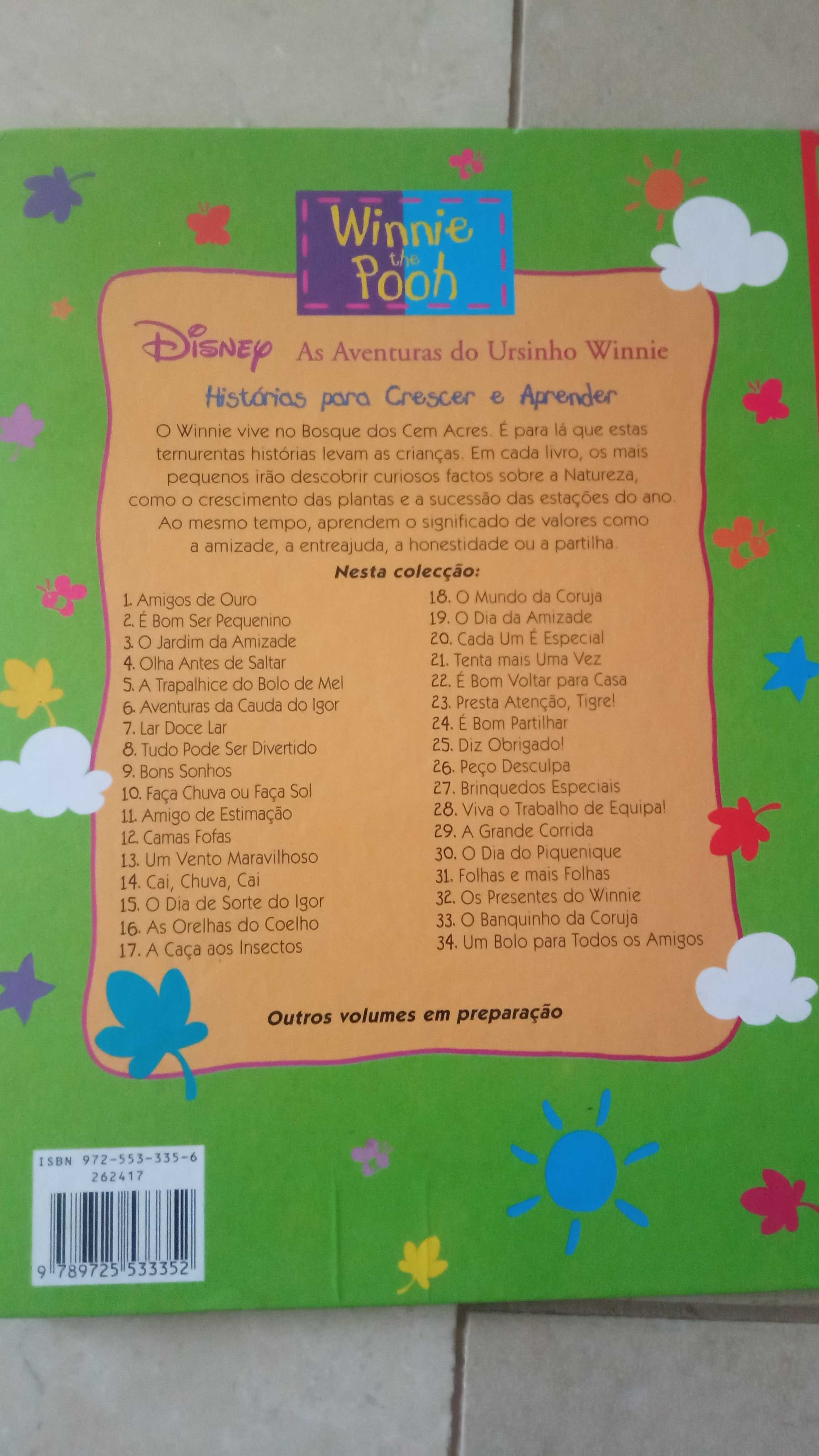 Livro Winnie the Pooh - Caça aos insetos