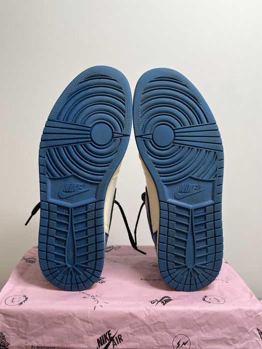 Certyfikat autentyczności Nike Air Jordan 1 High Fragment Travis Scott