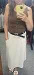 Top damski brazowy M