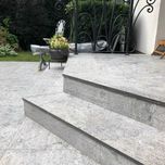 Stopień Parapet wapienny L828 Blue Limestone płomieniowany 150x33x2 cm