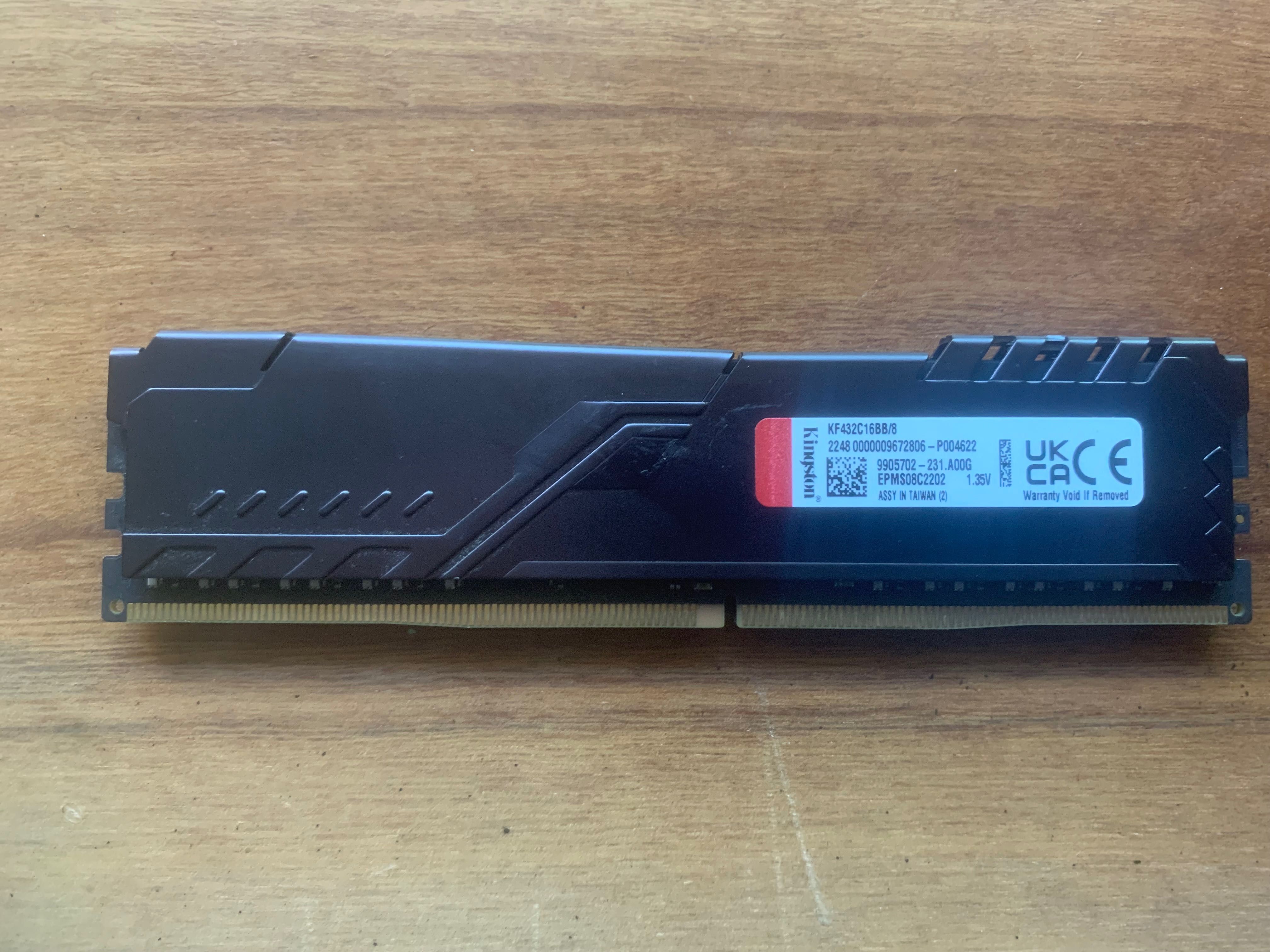 Kingston Fury DDR4-3200 8192 MB PC4-25600 Beast Black