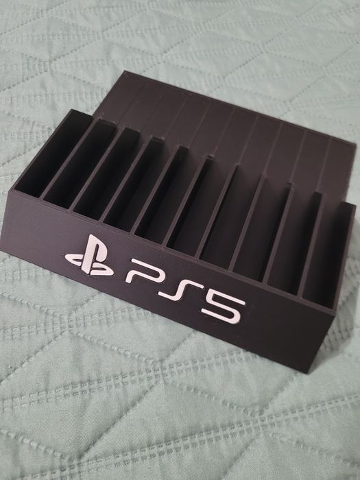Podstawka na gry do Playstation 5 Druk 3D Czarna