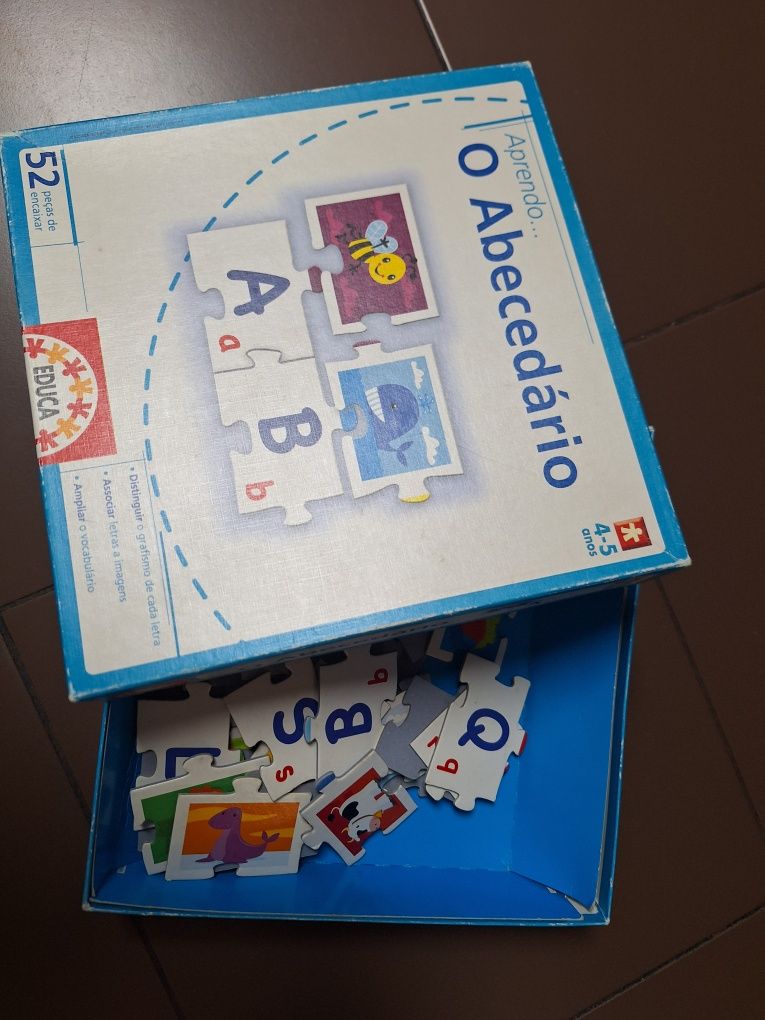 Puzzle abecedário 52 peças