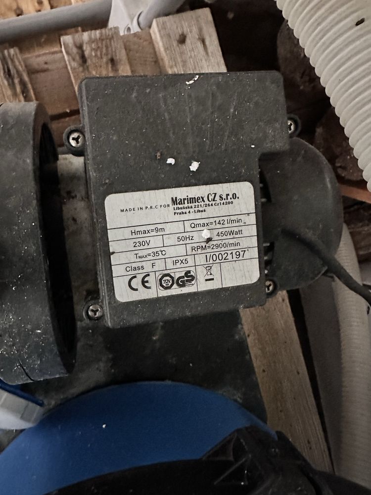 Basen Intex 366x99 + pompa piaskowa Marimex, drabinka