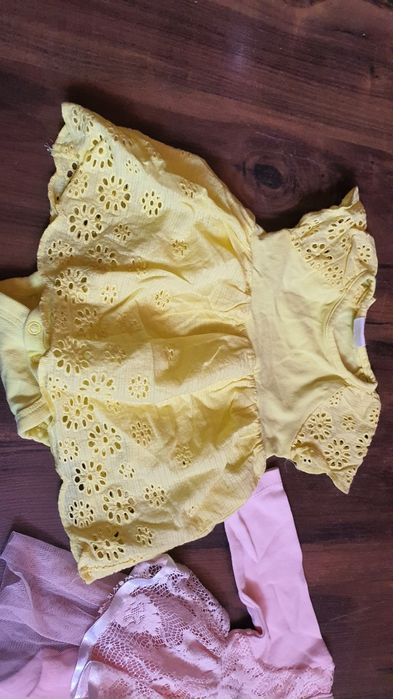 Sukienka body 2 szt 0-3 miesiące