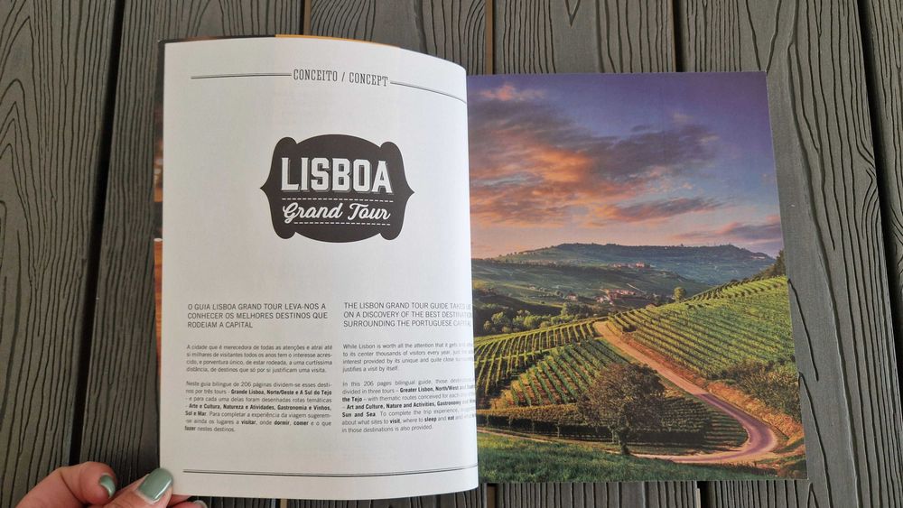 Livro "Lisboa Grand Tour" da BestGuide Portugal