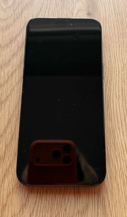 iPhone 15 ProMax 256GB Titanium Black +etui Decoded MagSafe pomarańcz