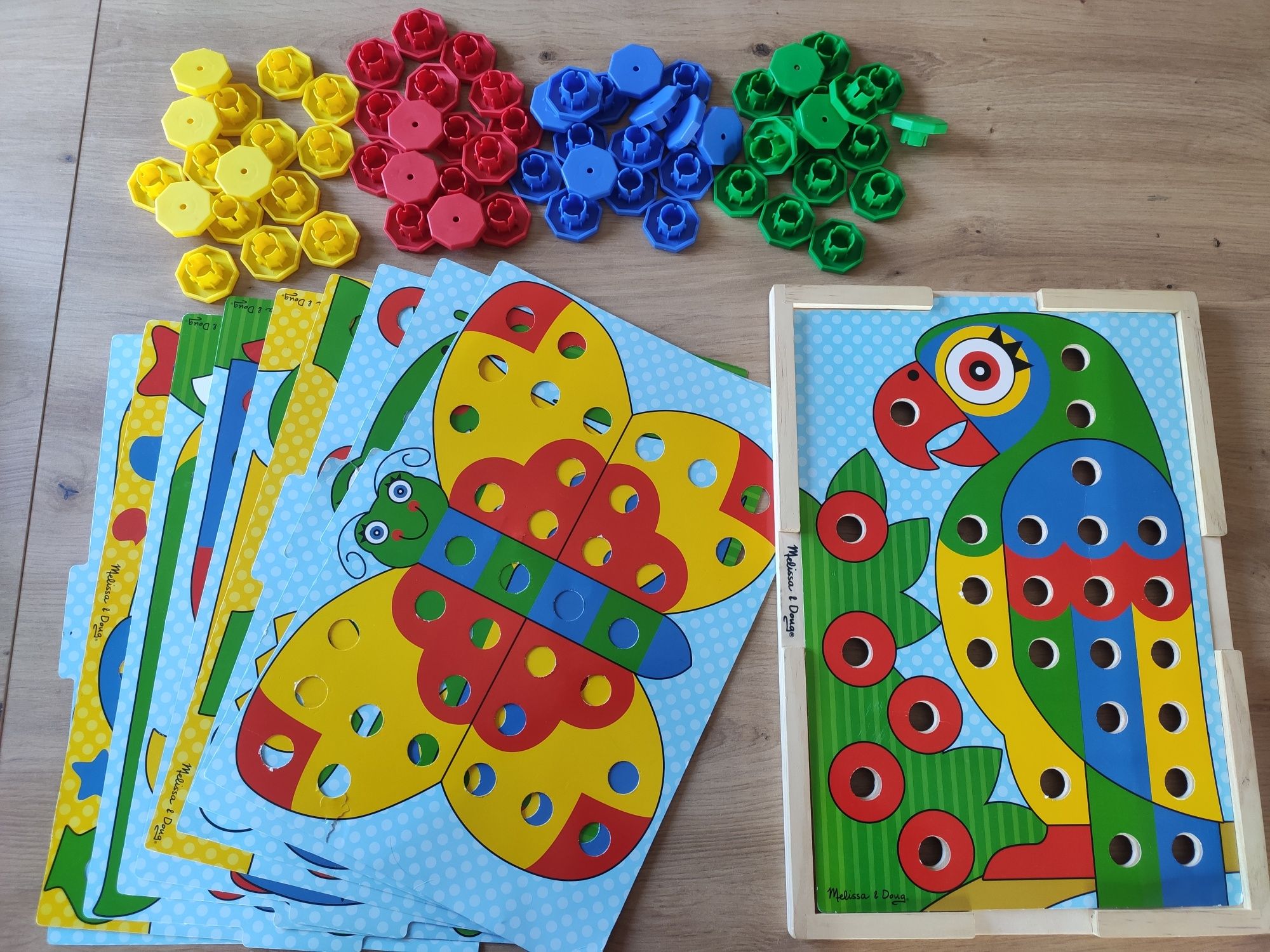 Melissa&Doug Sort and Snap wciskany sorter kolorów