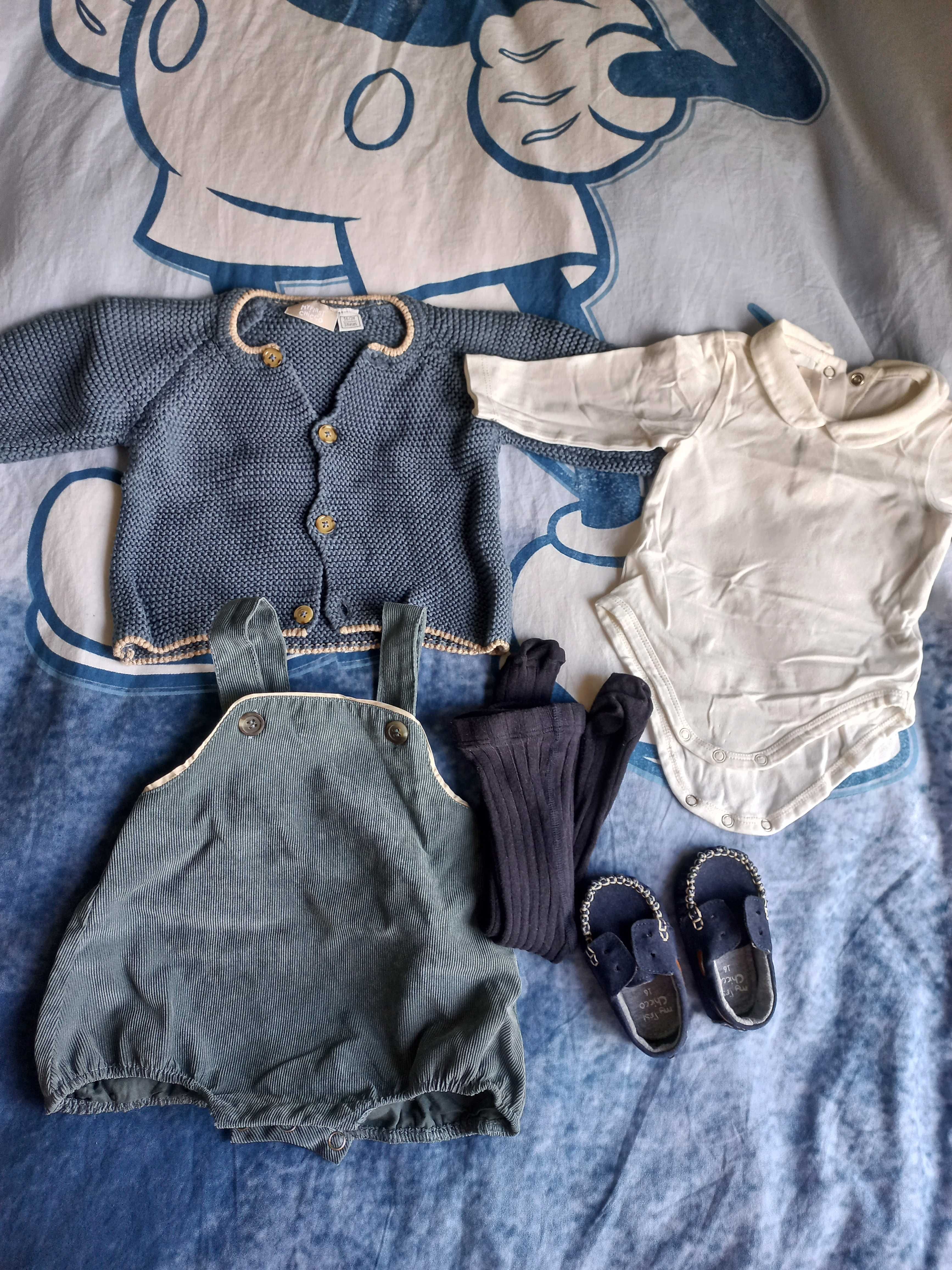 Conjunto Fofo Chicco bebe menino