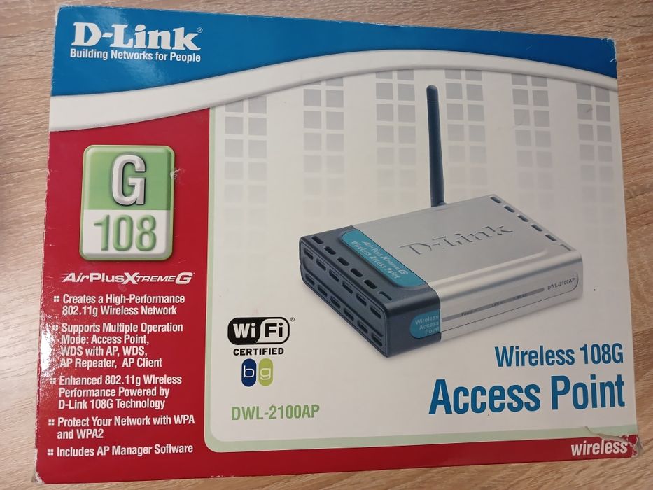Високошвидкісна Wi-Fi Точка Доступу D-Link DWL-2100AP