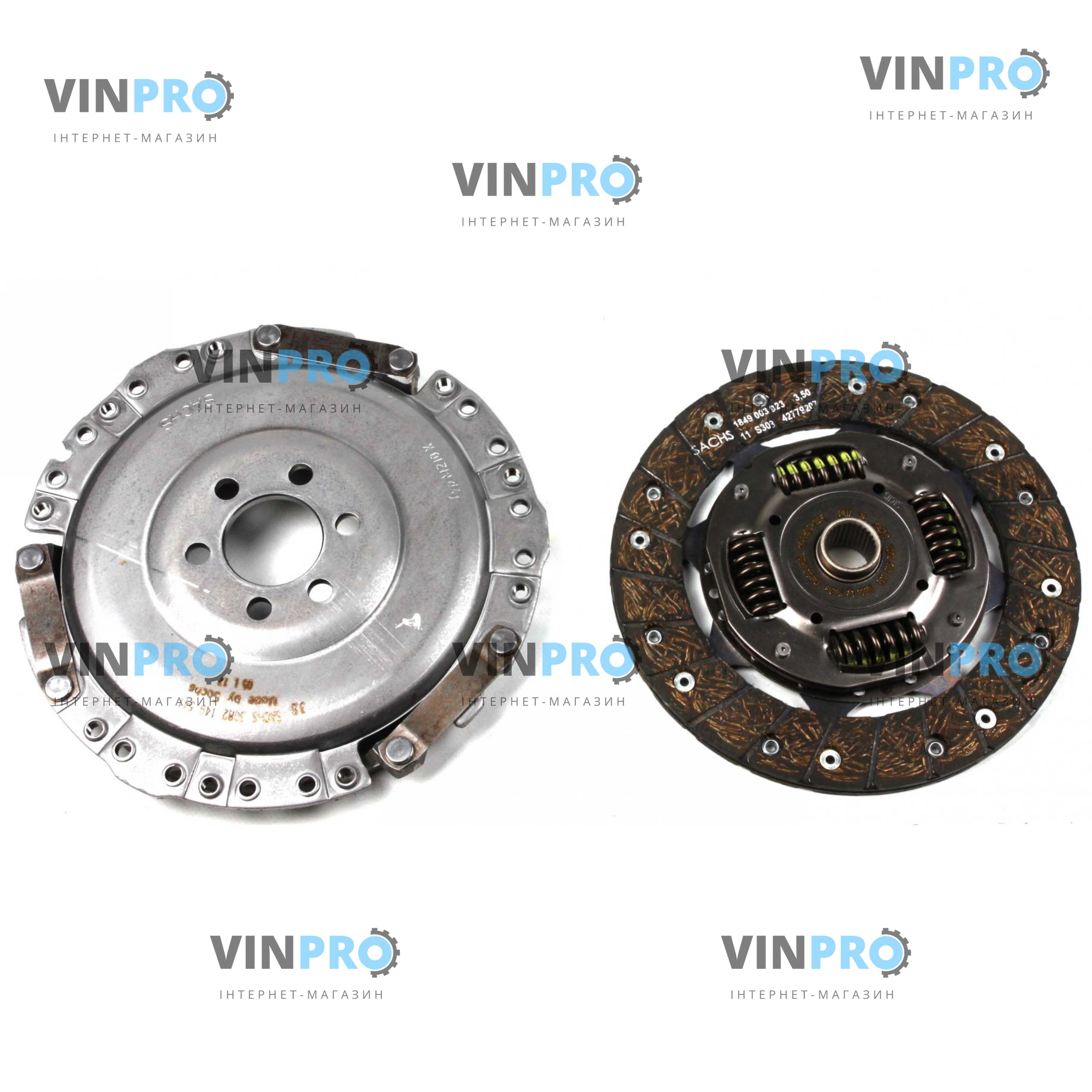 Комплект зчеплення VW Caddy II 1.9SDI 95-04.