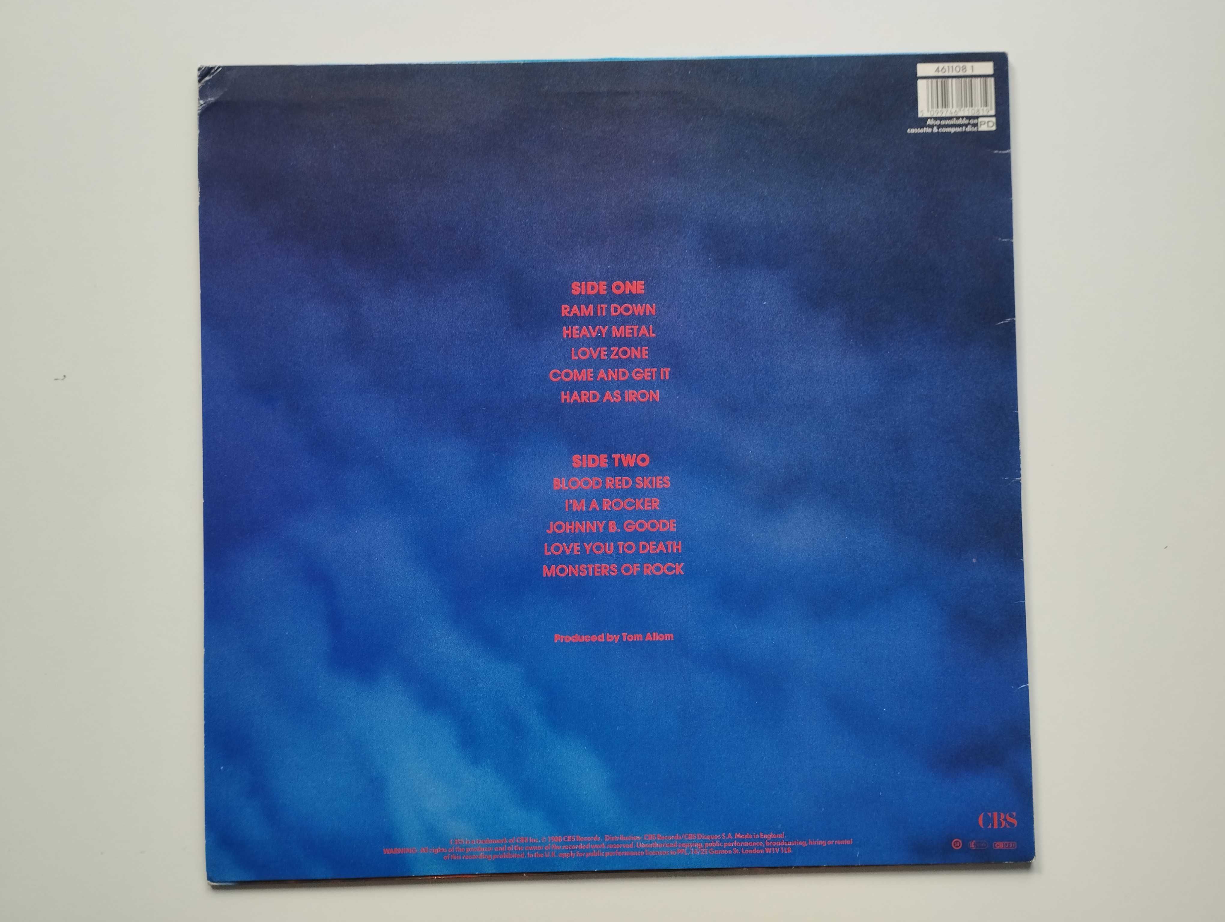 Płyta winylowa LP JUDAS PRIEST Ram It Down 1988 1 st. UK