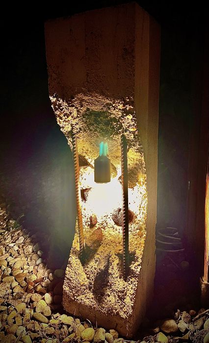Lampa betonowa loft