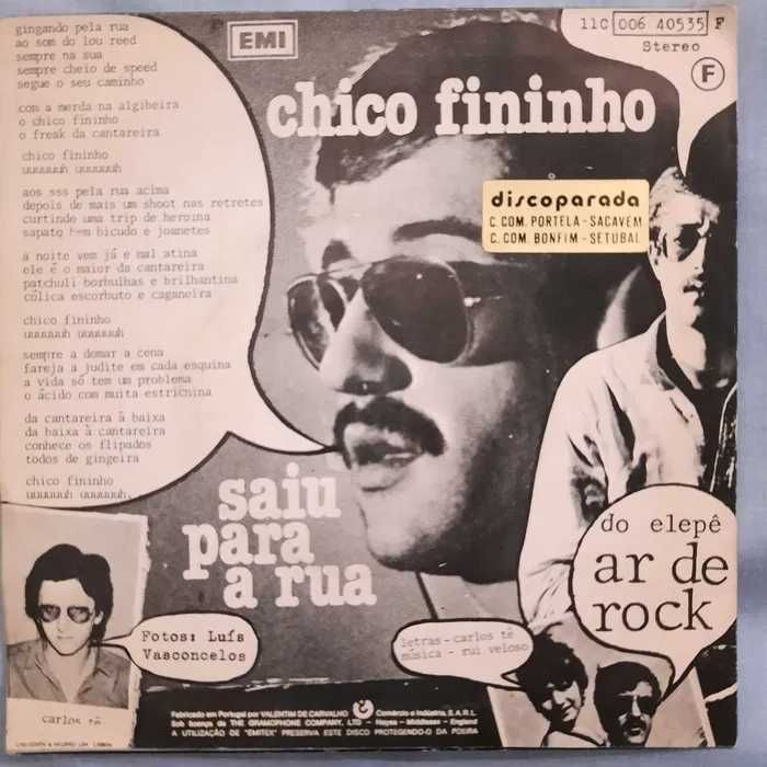 'Rui Veloso & A Banda Sonora - Chico Fininho' Disco Vinil