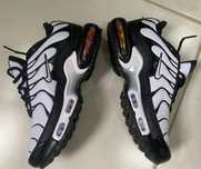 Biale air max plus meskie nike TN cale biale obuwie sportowe sneakers