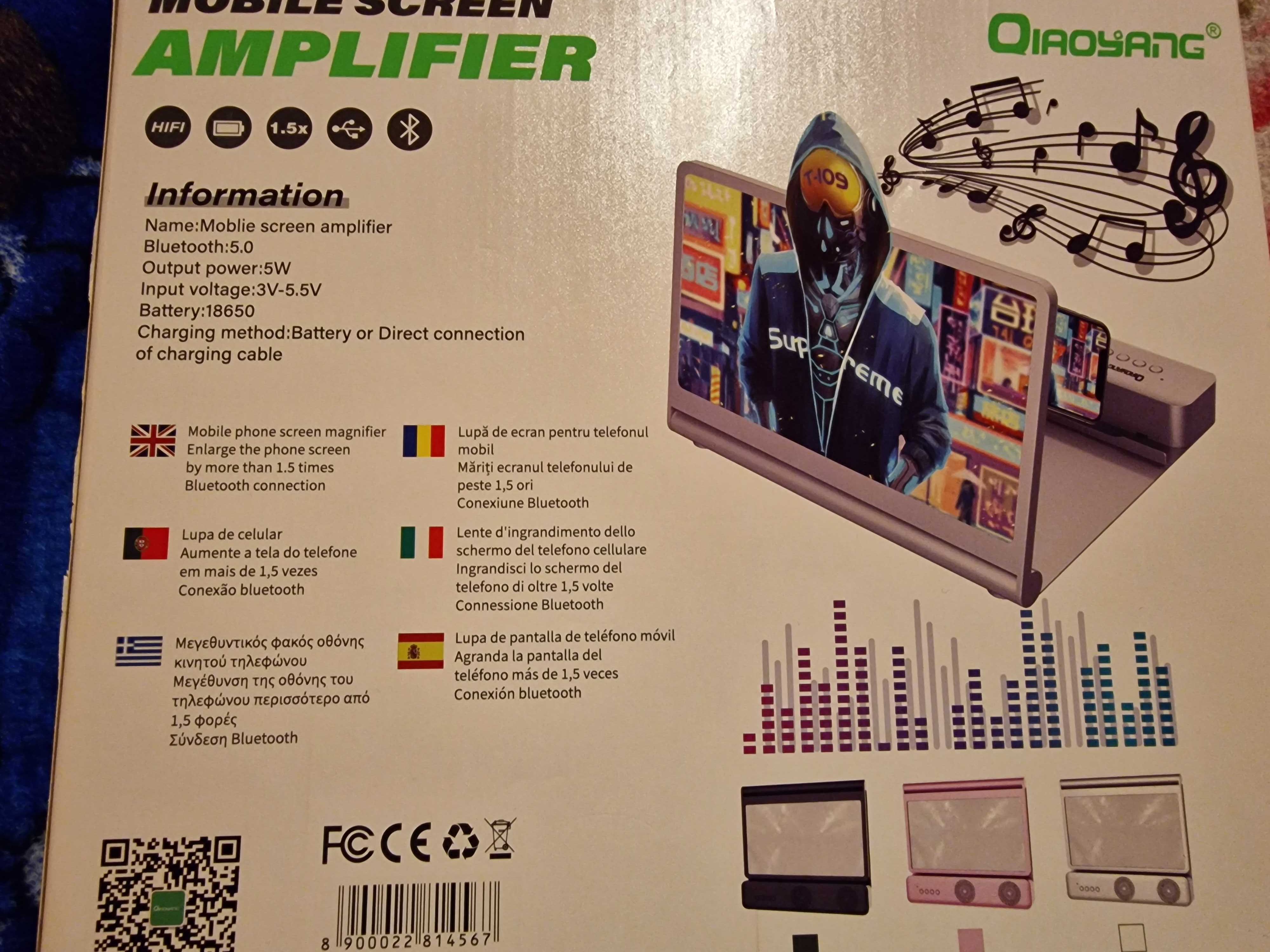 Amplificador para telemóvel