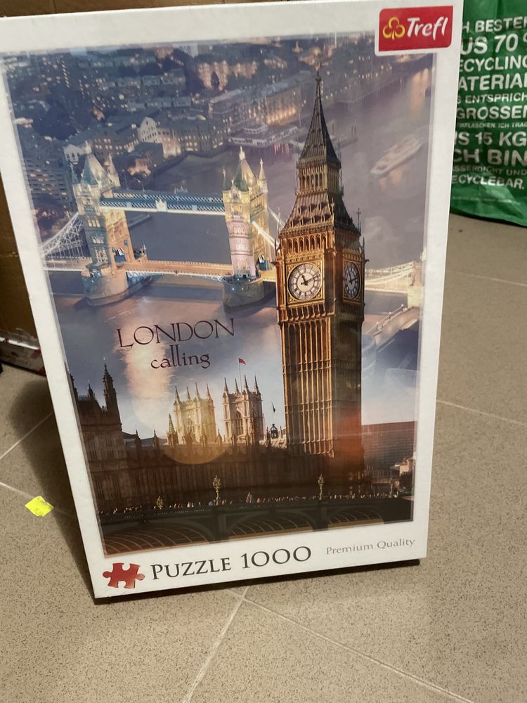 Puzzle 1000el - zestaw