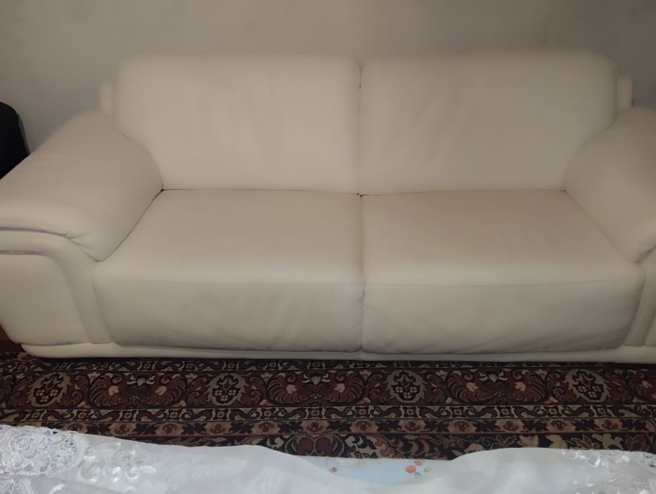 !Śliczna Kanapa Skórzana 100% Stan idealny