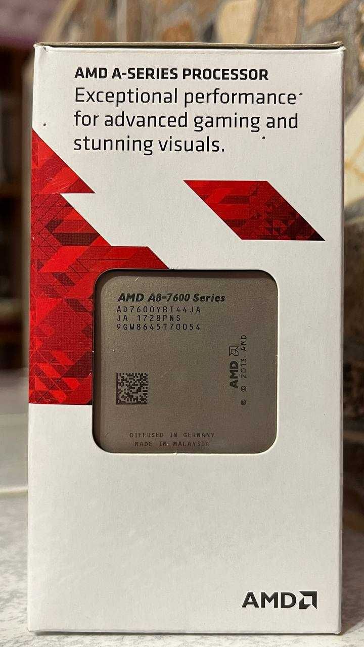 Процессор AMD A8-7600 FM2 + | 4 ядра | C ерійний куллер