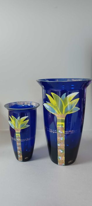 2 wazony firmy Goebel z unikatową dekoracją MARA!